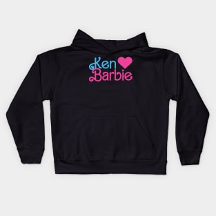 Ken Love Barbie Kids Hoodie